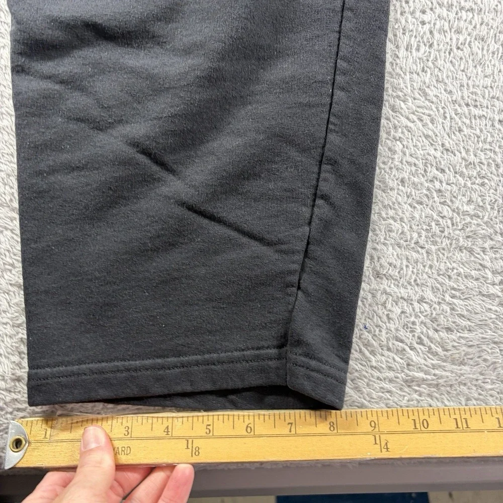Hanes Sweatpants Mens XL Black Basic Minimal Straight Leg Comfort Lounge